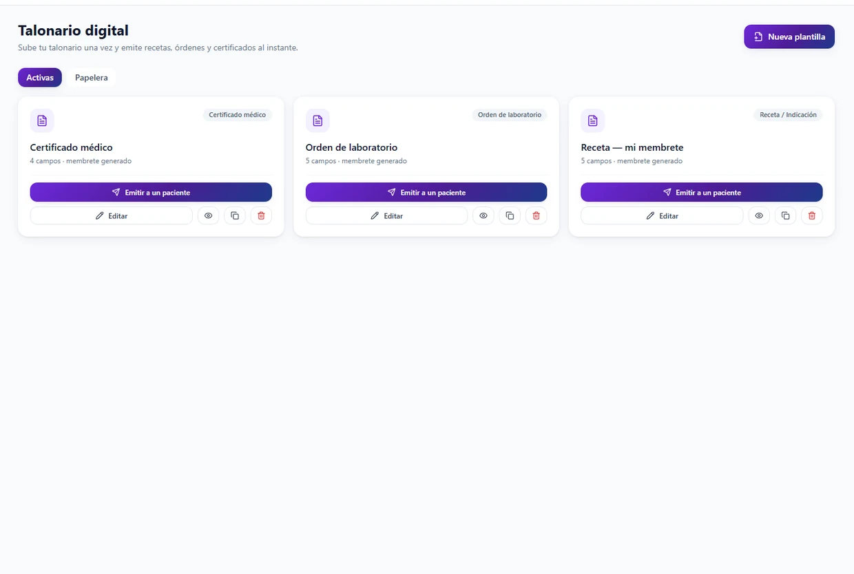 El talonario digital de NuvacomMED: recetas, órdenes y certificados